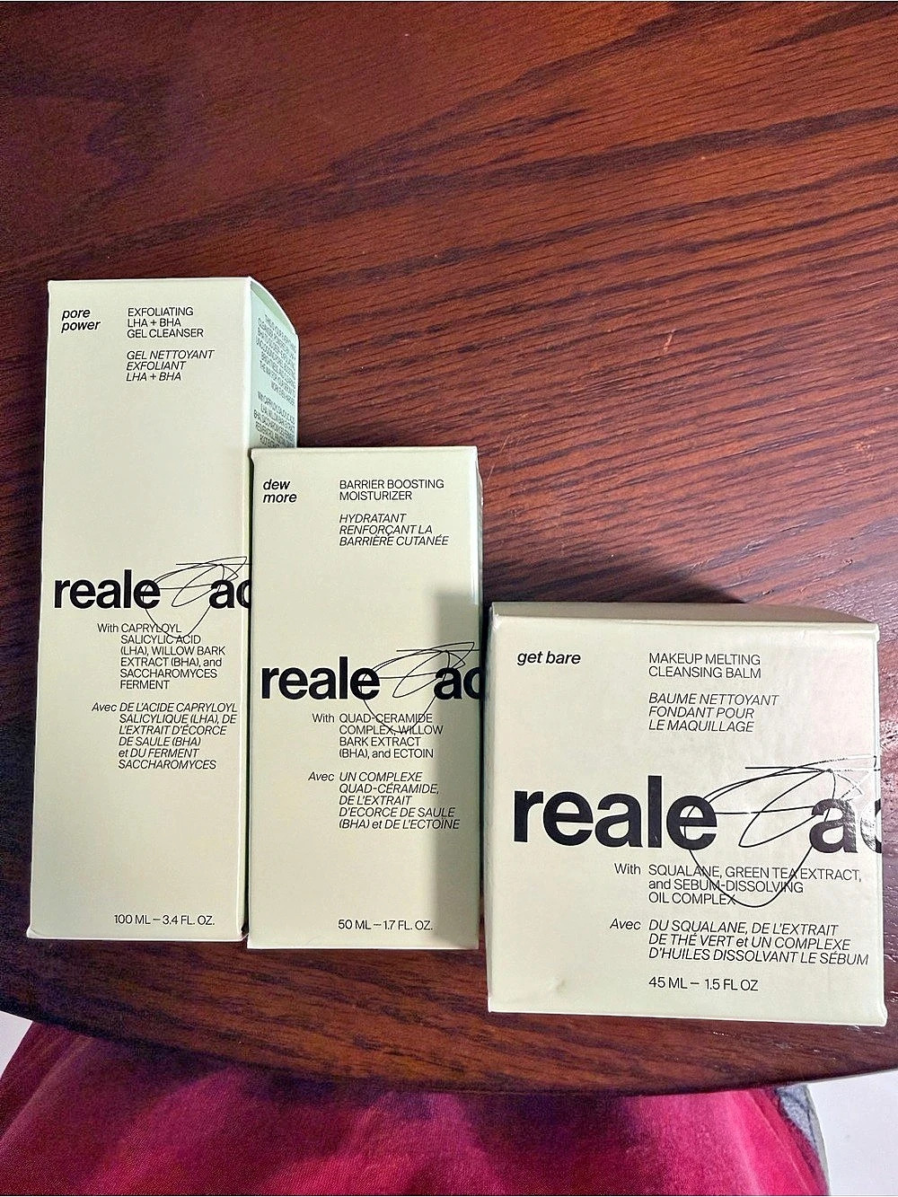 realead Skincare Serum & Face Oil 3-Piece Set NWT